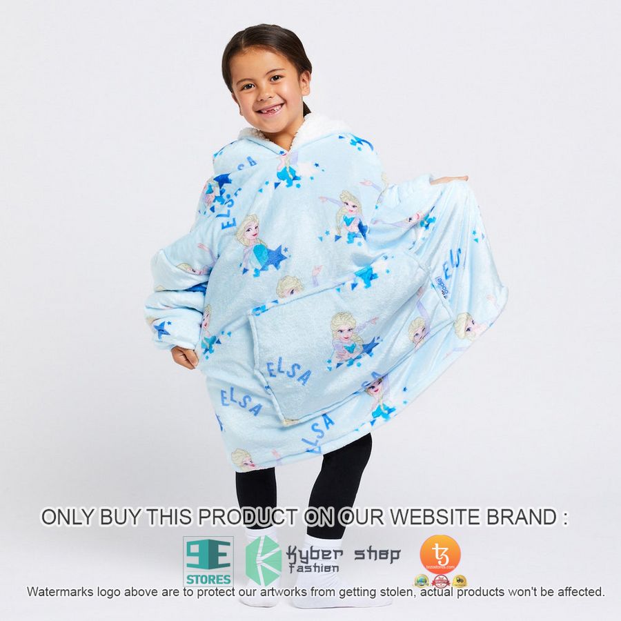 NEW Frozen Elsa Fleece Hoodie Blanket 2 frozen elsa sherpa hoodie blanket 2 20811
