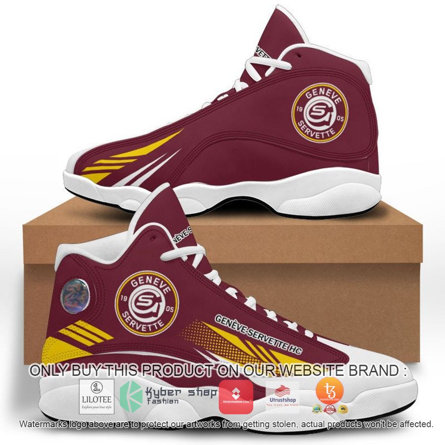 HOT Geneve-Servette HC Air Jordan 13 Shoes 3 geneve servette hc air jordan 13 sneaker 3 77626