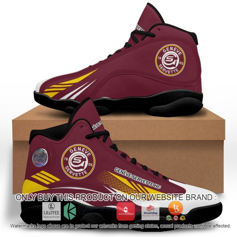 HOT Geneve-Servette HC Air Jordan 13 Shoes 7 geneve servette hc air jordan 13 sneaker 7 20889