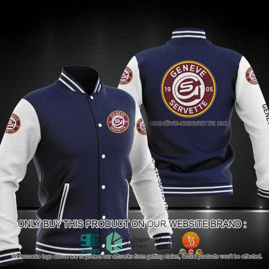 NEW Geneve-Servette HC Varsity Jacket 3 geneve servette hc baseball jacket 3 31677