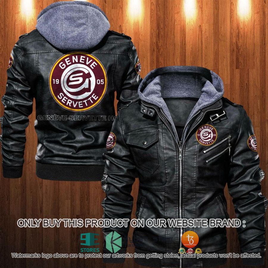 geneve servette hc leather jacket 1 75662