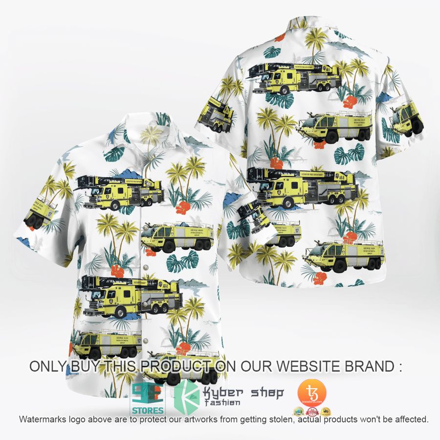 NEW George Bush Intercontinental Airport Houston Fire Department Hawaii Shirt 17 george bush intercontinental airport houston fire department hawaiian shirt 1 37829