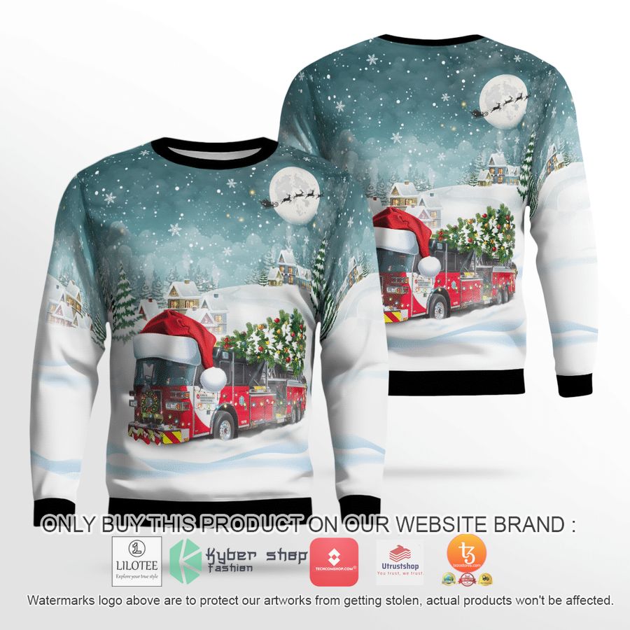 georgia gwinnett county fire and emergency services christmas 3d sweater 1 41267