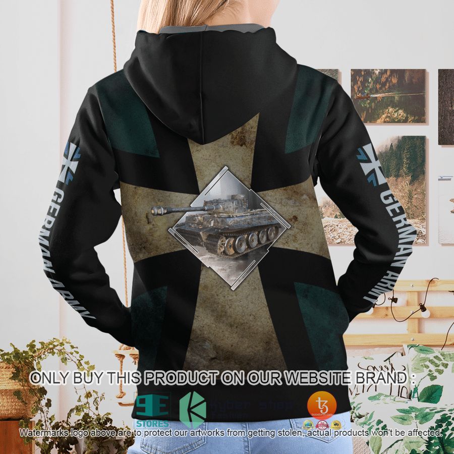 NEW German Army WWII German Tiger Tank 3D Hoodie 4 german army wwii german tiger tank 3d hoodie 4 77437