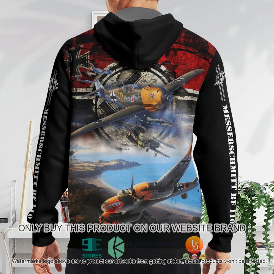 NEW German Luftwaffe Messerschmitt Bf 110 Hoodie 3 german luftwaffe messerschmitt bf 110 3d hoodie 3 49309