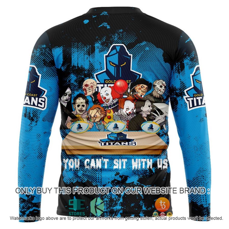 NEW Gold Coast Titans You Can't Sit With Us Horror Movies Characters Hoodie, Shirt 12 gold coast titans you cant sit with us horror movies characters shirt hoodie 12 9086