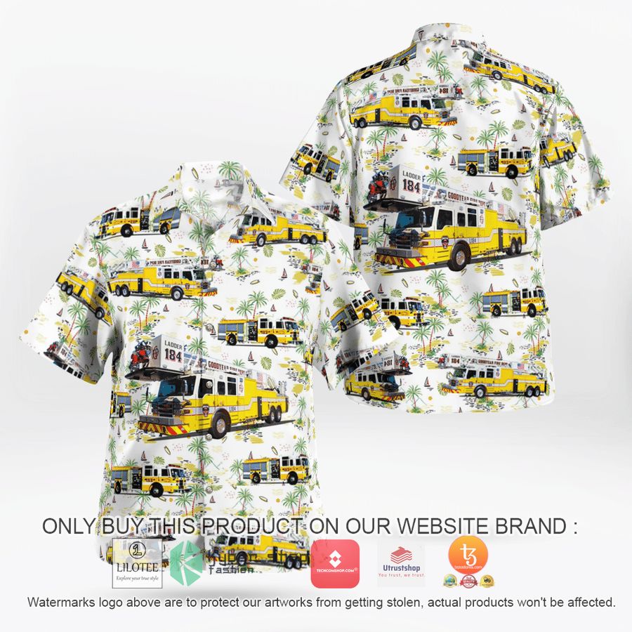 goodyear fire department hawaiian shirt 2 9772
