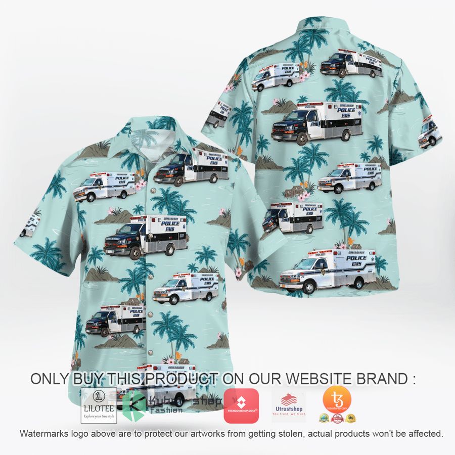 greenburgh new york town of greenburgh police department ems hawaiian shirt 2 84005