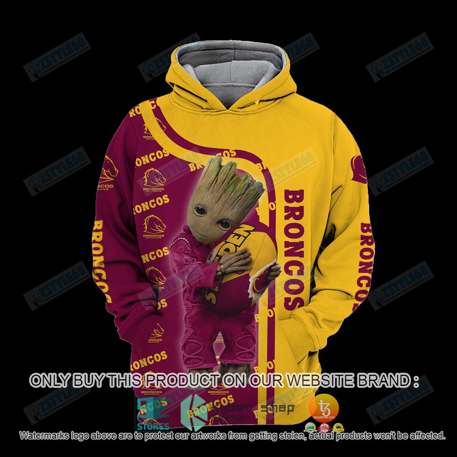 NEW Groot Brisbane Broncoss Hoodie, Shirt 3 groot brisbane broncoss shirt hoodie 3 26737