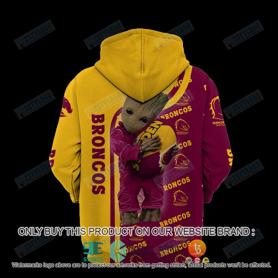 NEW Groot Brisbane Broncoss Hoodie, Shirt 4 groot brisbane broncoss shirt hoodie 4 69233