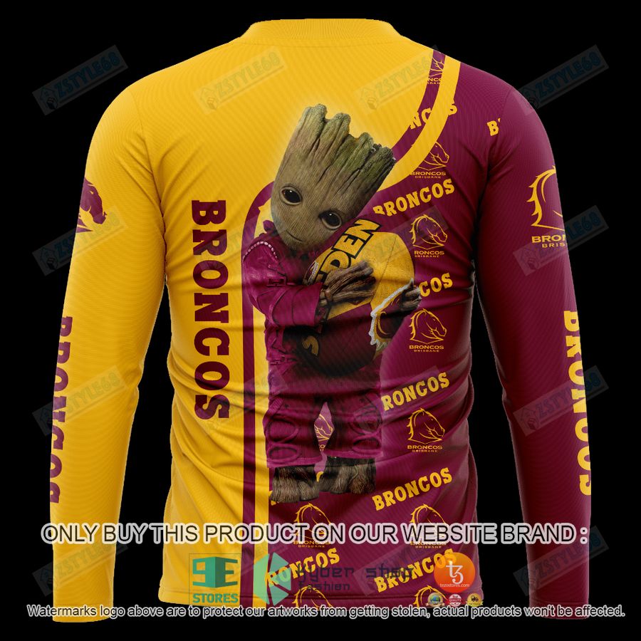 NEW Groot Brisbane Broncoss Hoodie, Shirt 8 groot brisbane broncoss shirt hoodie 8 70967