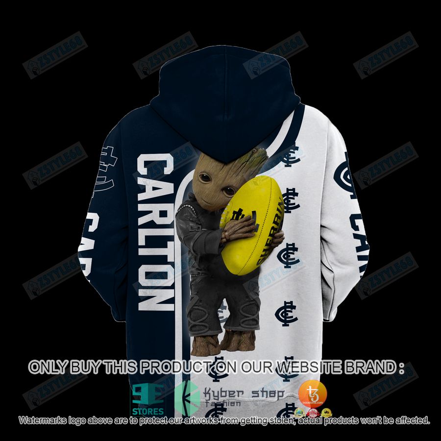 NEW Groot Carlton Football Club Hoodie, Shirt 4 groot carlton football club shirt hoodie 4 10258