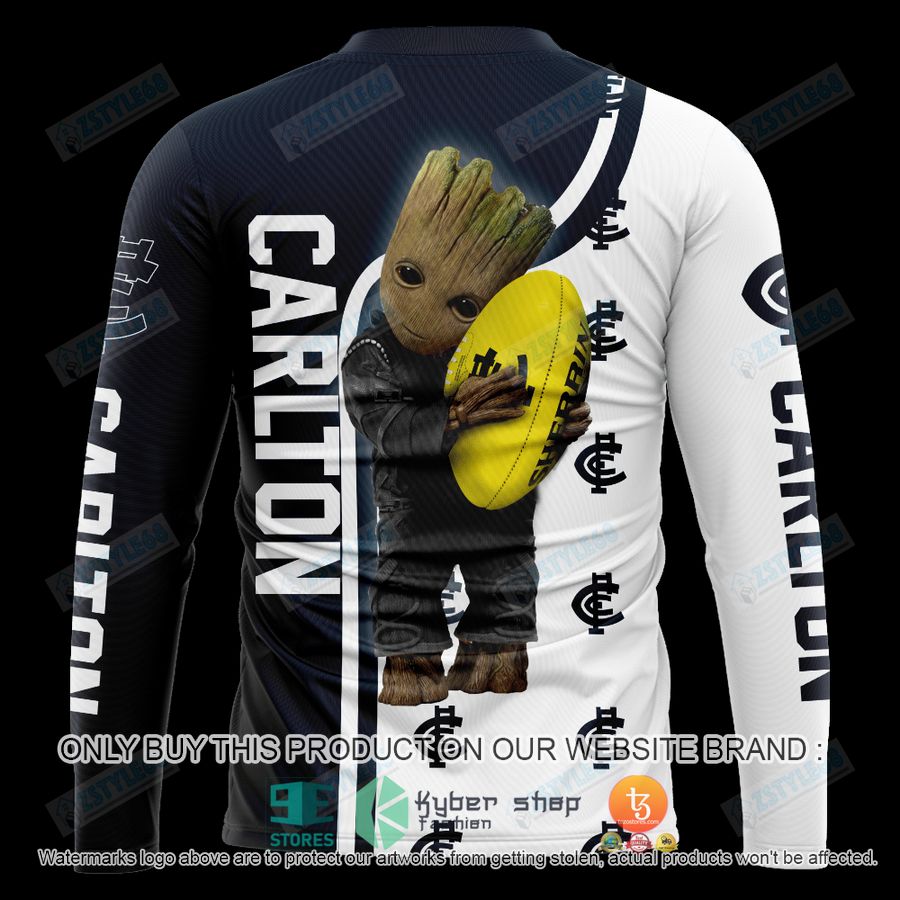 NEW Groot Carlton Football Club Hoodie, Shirt 8 groot carlton football club shirt hoodie 8 51339