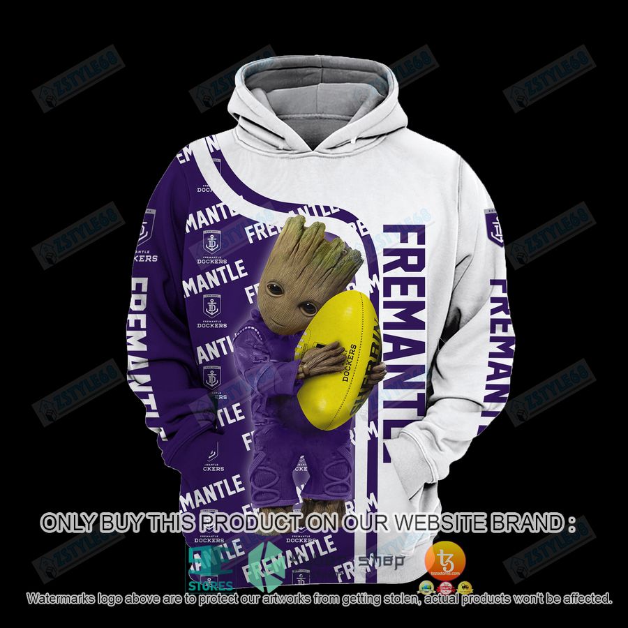 NEW Groot Fremantle Football Club Hoodie, Shirt 3 groot fremantle football club shirt hoodie 3 21503