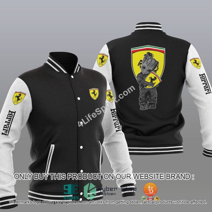 groot hug ferrari baseball jacket 1 64941