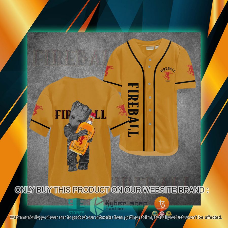 groot hug fireball baseball jersey 1 92293