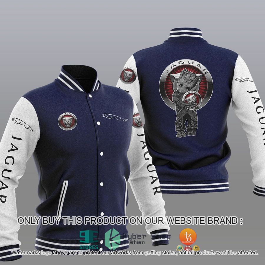 NEW Groot Hug Jaguar Varsity Jacket 3 groot hug jaguar baseball jacket 3 46091