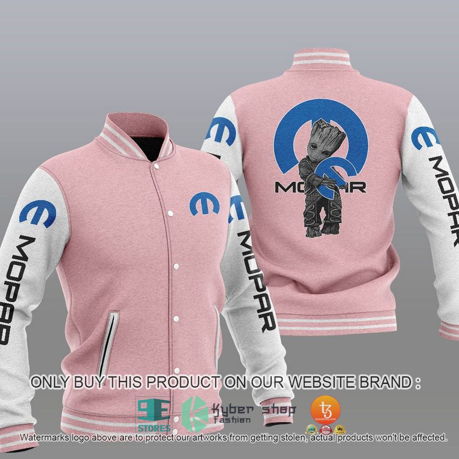 NEW Groot Hug Mopar Varsity Jacket 4 groot hug mopar baseball jacket 4 16735