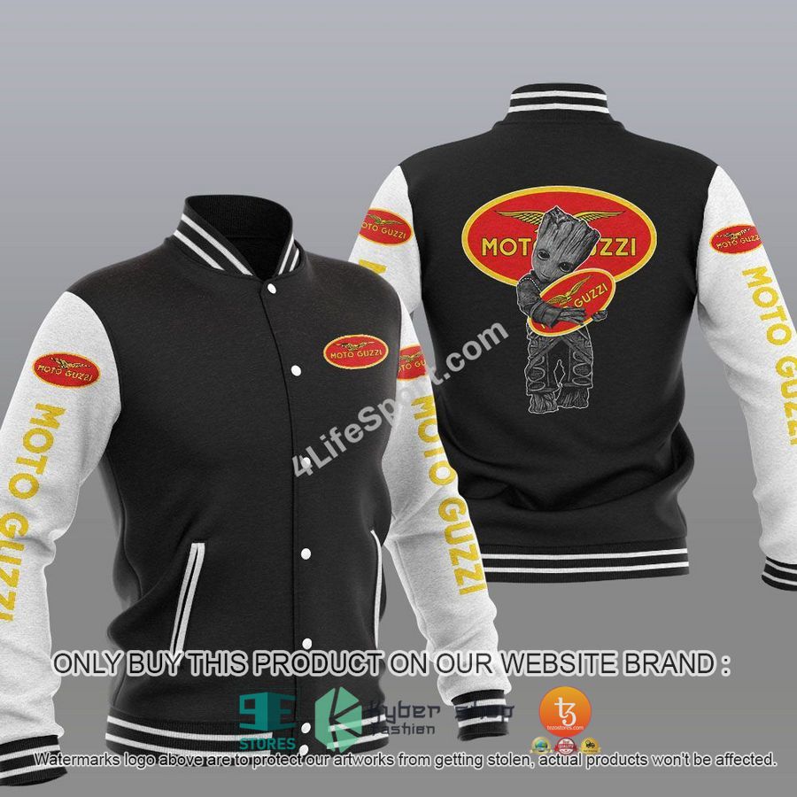 NEW Groot Hug Moto Guzzi Varsity Jacket 8 groot hug moto guzzi baseball jacket 1 40322