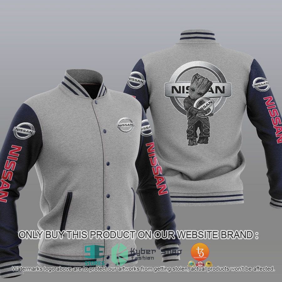 groot hug nissan baseball jacket 2 18294