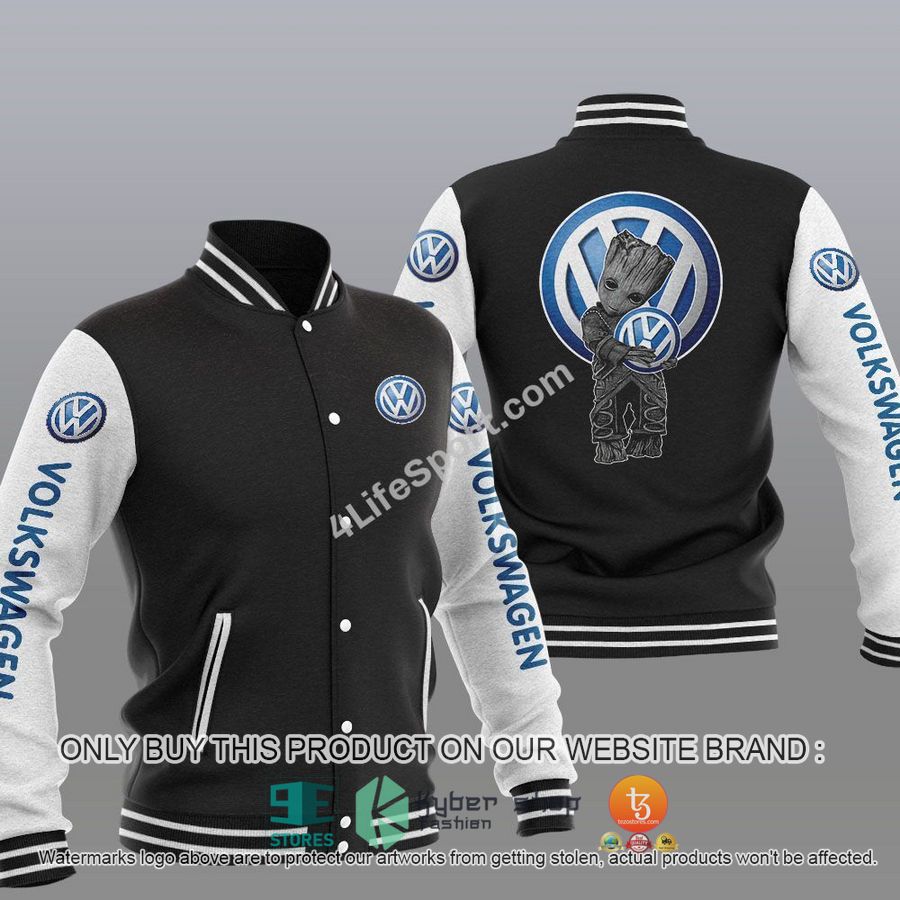 groot hug volkswagen baseball jacket 1 1712