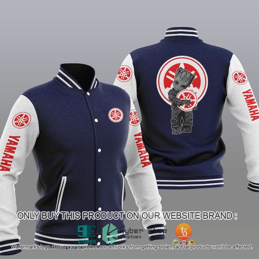 NEW Groot Hug Yamaha Varsity Jacket 3 groot hug yamaha baseball jacket 3 74434