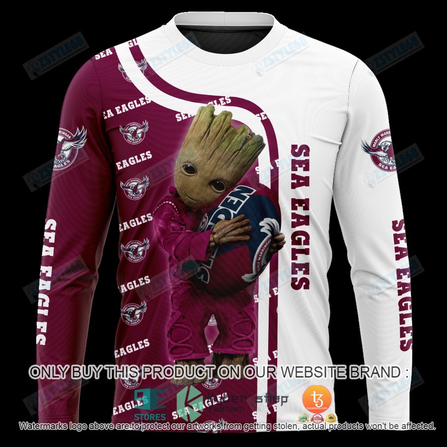 NEW Groot Manly Warringah Sea Eagless Hoodie, Shirt 7 groot manly warringah sea eagless shirt hoodie 7 99979
