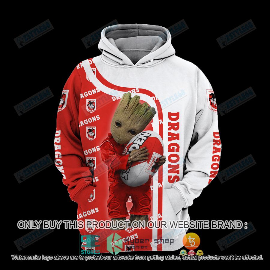 NEW Groot St. George Illawarra Dragonss Hoodie, Shirt 3 groot st george illawarra dragonss shirt hoodie 3 28270