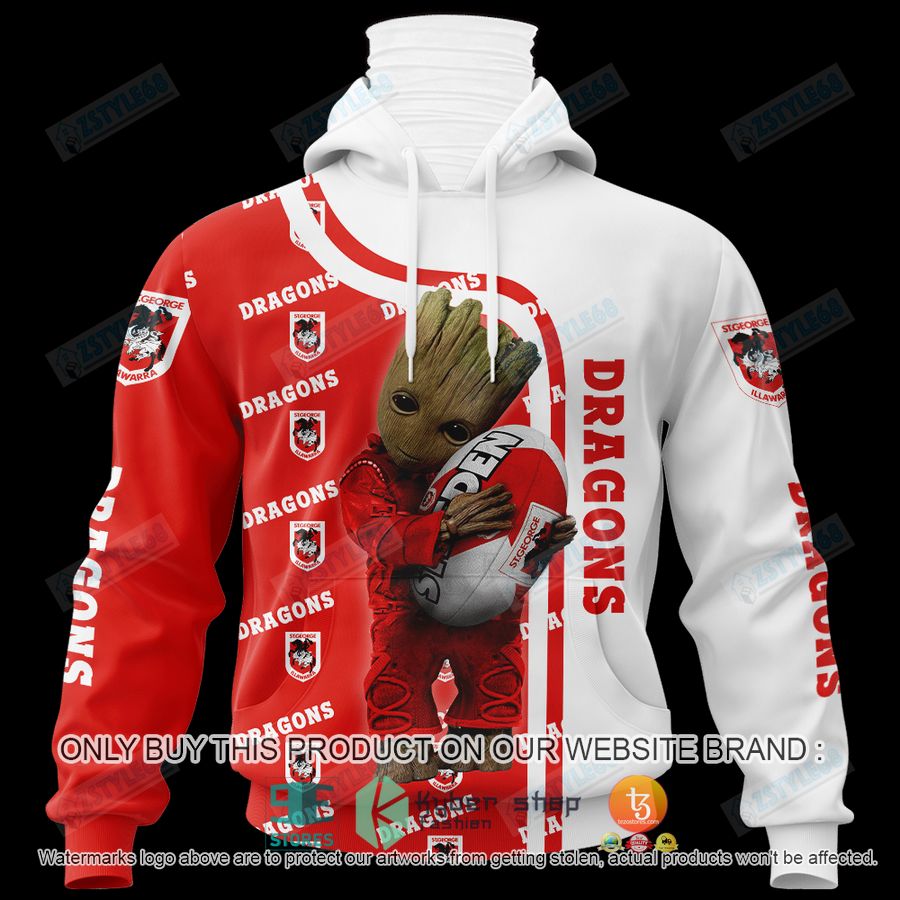 NEW Groot St. George Illawarra Dragonss Hoodie, Shirt 6 groot st george illawarra dragonss shirt hoodie 6 29746