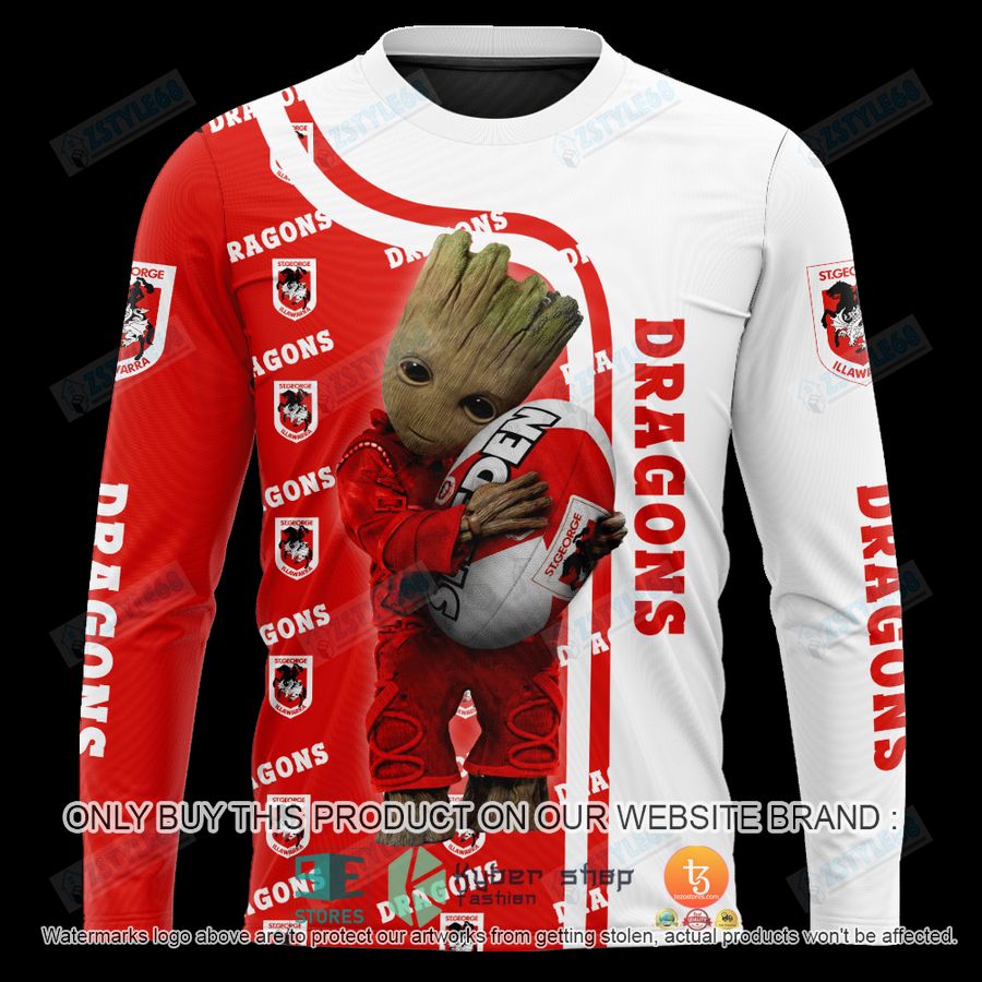 NEW Groot St. George Illawarra Dragonss Hoodie, Shirt 7 groot st george illawarra dragonss shirt hoodie 7 43841