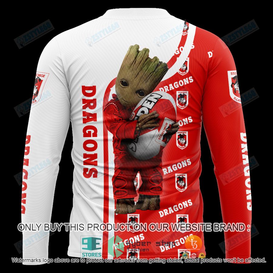 NEW Groot St. George Illawarra Dragonss Hoodie, Shirt 8 groot st george illawarra dragonss shirt hoodie 8 58605