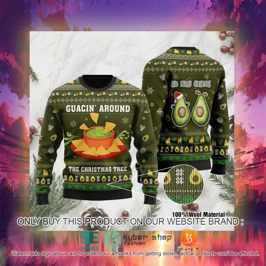 HOT Guacin Around Ugly Christmas Sweater 3 guacin around ugly christmas sweater 3 40367