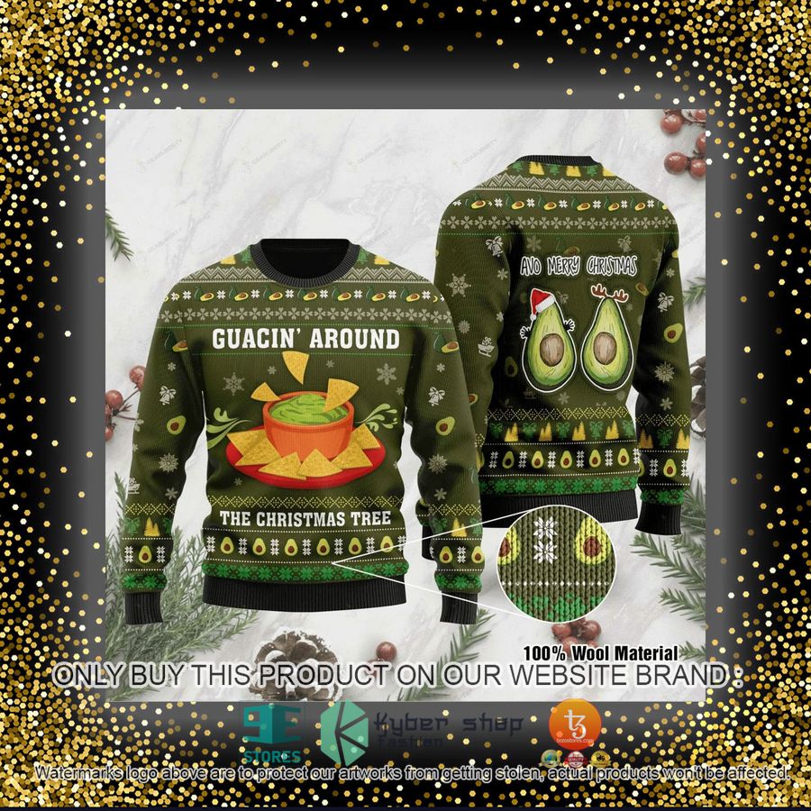 HOT Guacin Around Ugly Christmas Sweater 4 guacin around ugly christmas sweater 4 67173