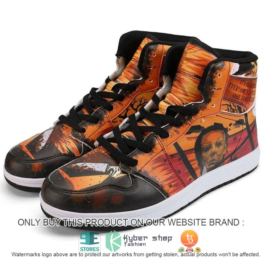 halloween michael myers air jordan high top shoes 2 7240