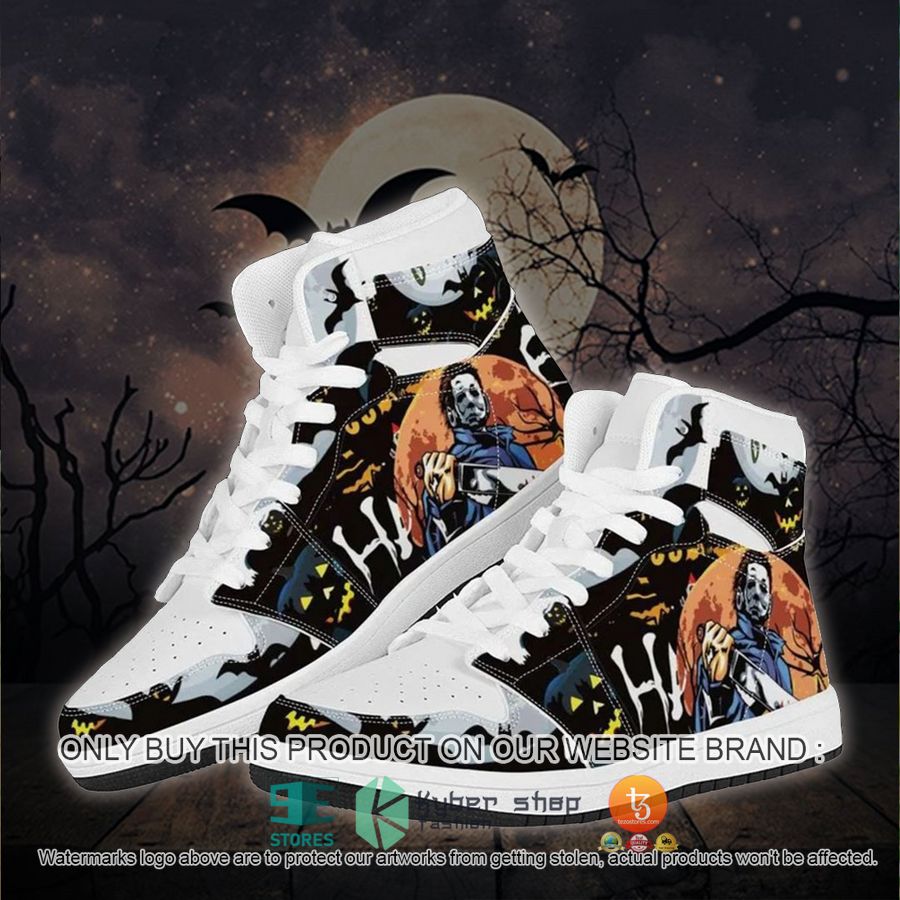 halloween party michael myers air jordan high top shoes 1 23093