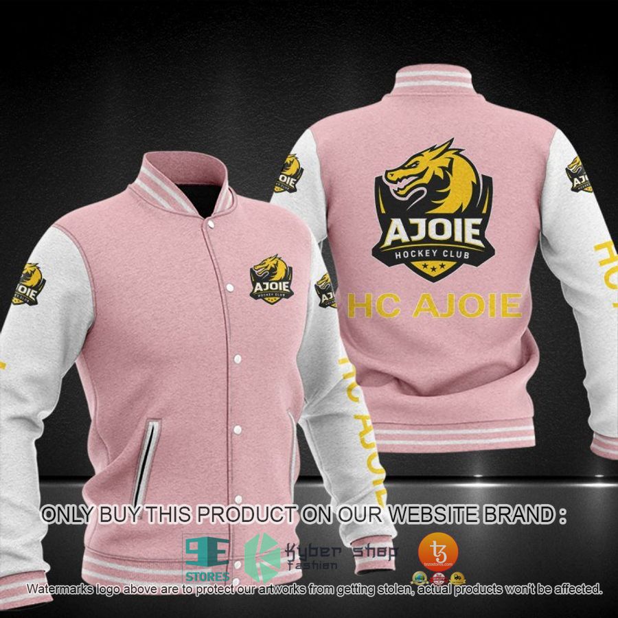 NEW HC Ajoie Varsity Jacket 5 hc ajoie baseball jacket 5 77335