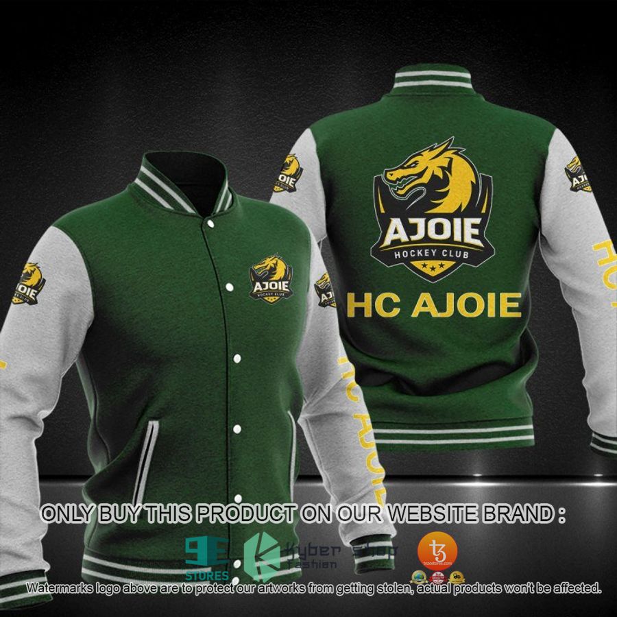 NEW HC Ajoie Varsity Jacket 6 hc ajoie baseball jacket 6 71606