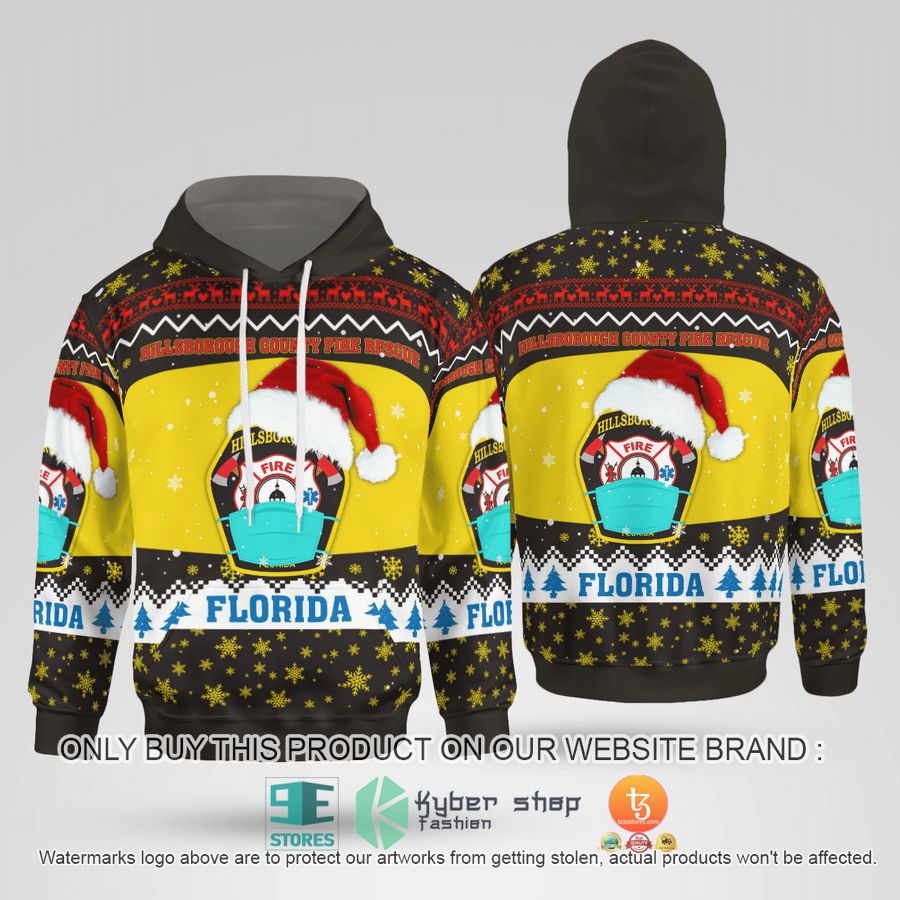 hillsborough county fire rescue florida christmas 3d hoodie 1 70691