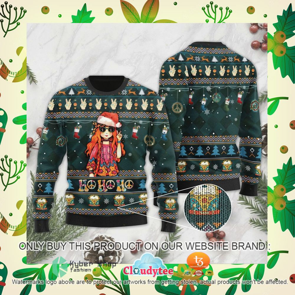 Hippie Lovers Christmas Sweater 1 hippie lovers christmas sweater 1 64777