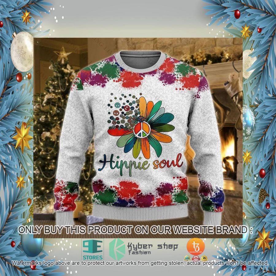 HOT Hippie Soul Ugly Christmas Sweater 2 hippie soul ugly christmas sweater 2 98166