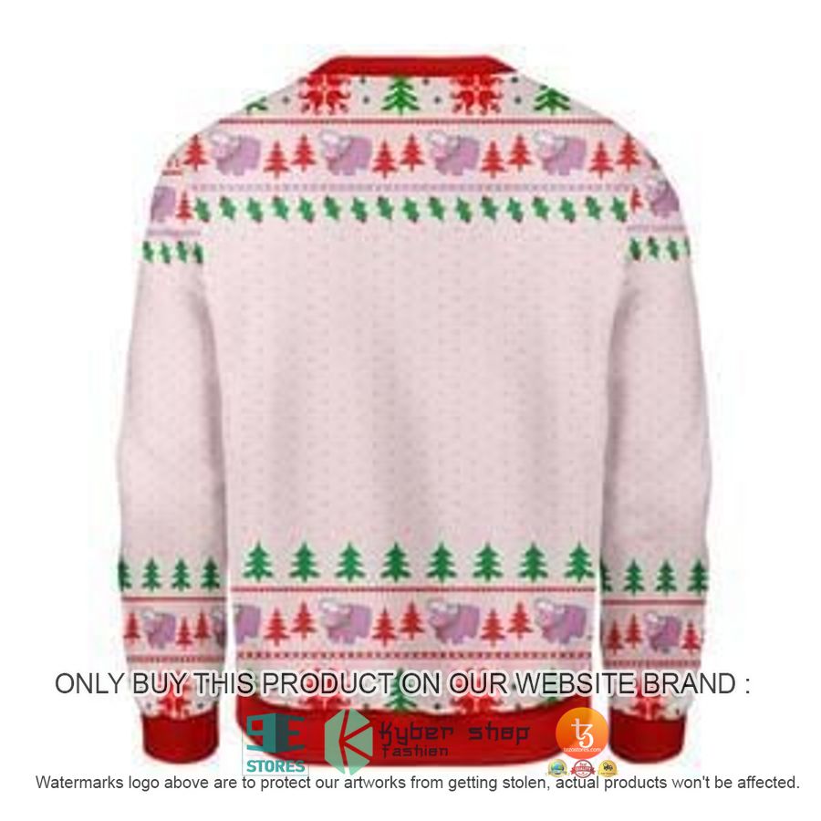 NEW Hippo I Want For Xmas Christmas Sweatshirt, Sweater 2 hippo i want for xmas christmas ugly sweater 2 72175