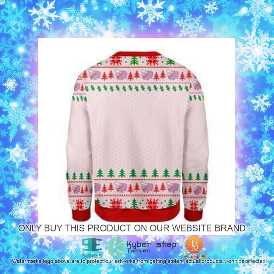 NEW Hippo I Want For Xmas Christmas Sweatshirt, Sweater 8 hippo i want for xmas christmas ugly sweater 8 30724