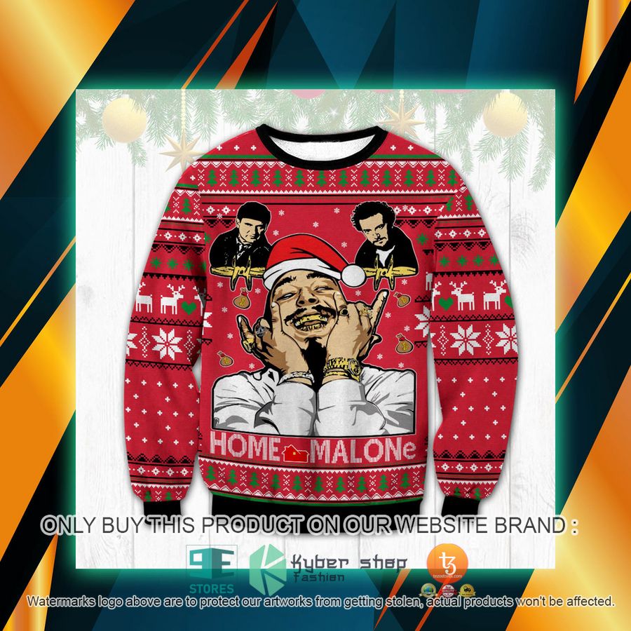 home malone post malone ugly sweaters 1 67492