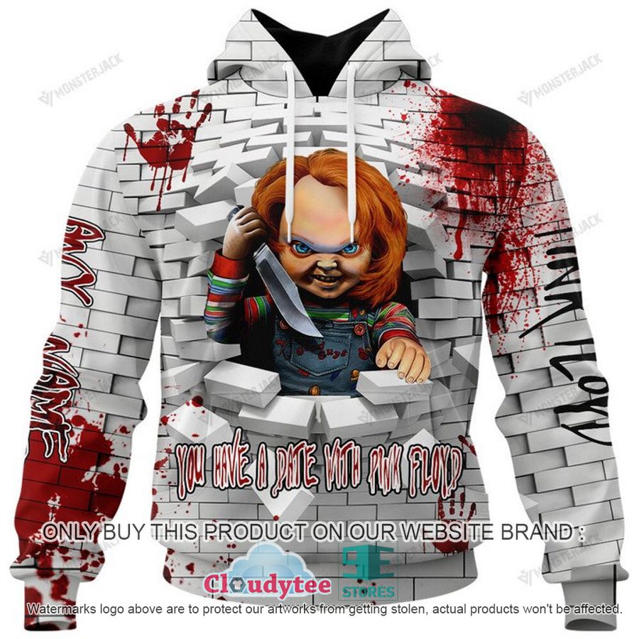 NEW Horror Chucky Halloween Pink Floyd The Wall Album Hoodie, Shirt 2 horror chucky halloween pink floyd the wall album 3d shirt hoodie 2 40499