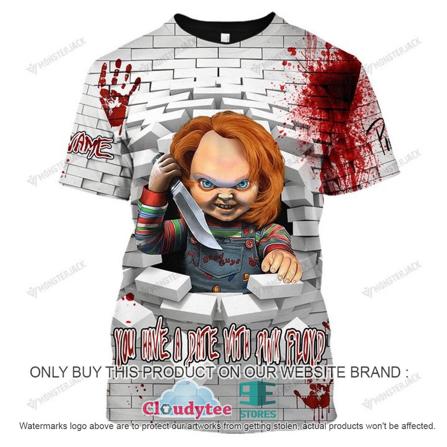 NEW Horror Chucky Halloween Pink Floyd The Wall Album Hoodie, Shirt 4 horror chucky halloween pink floyd the wall album 3d shirt hoodie 4 4958