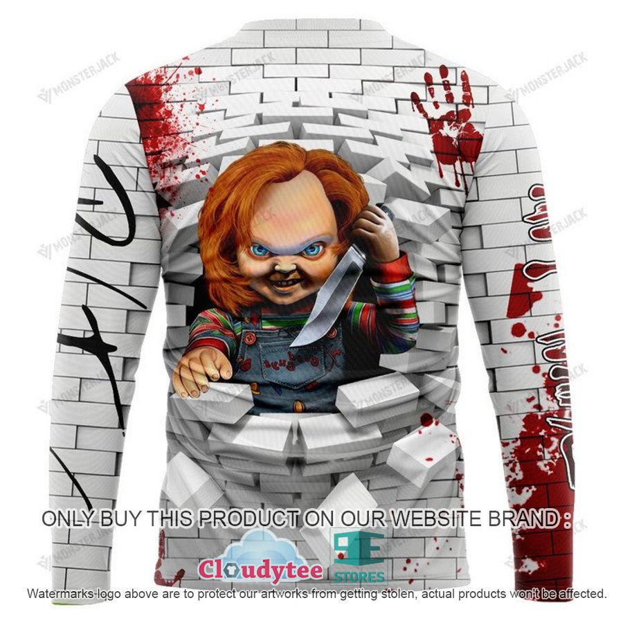 NEW Horror Chucky Halloween Pink Floyd The Wall Album Hoodie, Shirt 8 horror chucky halloween pink floyd the wall album 3d shirt hoodie 8 69662