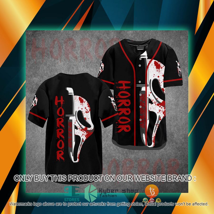 horror ghostface baseball jersey 1 78537