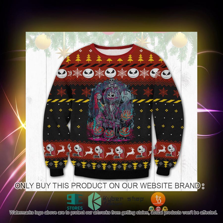 HOT Horror Jack Skeleton Sweater 2 horror jack skeleton ugly sweater 2 33405