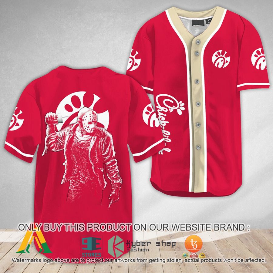 horror jason voorhees chick fil a baseball jersey 1 46551