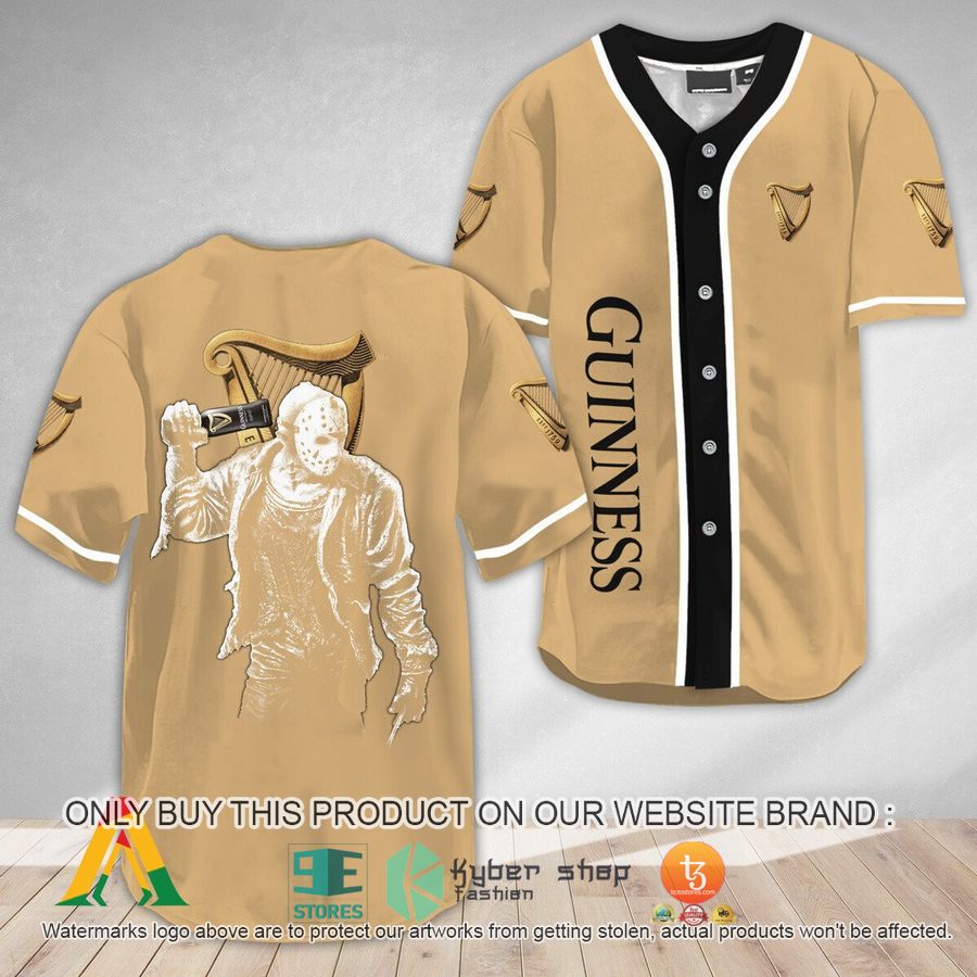 horror jason voorhees guinness beer baseball jersey 1 23492